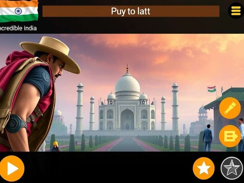 Incredible India Portfolio Game Screenshot